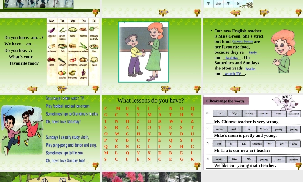 人教PEP版英语五上《 Recycle1》Lesson 1 PPT课件[www.edudown.net].ppt