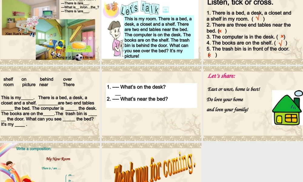 人教PEP版英语五上《unit 5 my new room》PPT课件之二[www.edudown.net].ppt