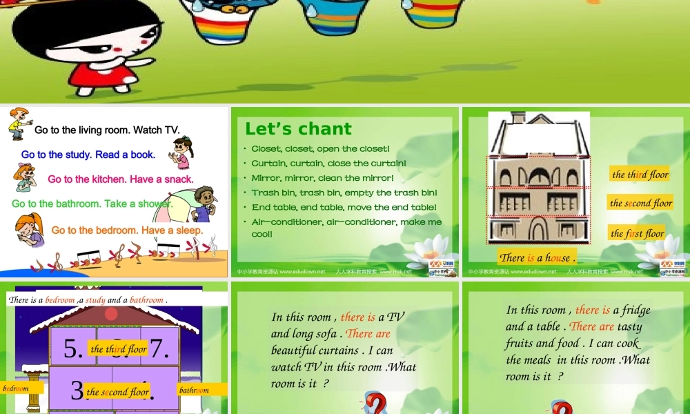 人教PEP版英语五上《unit 5 my new room》 PPT课件之七[www.edudown.net].ppt
