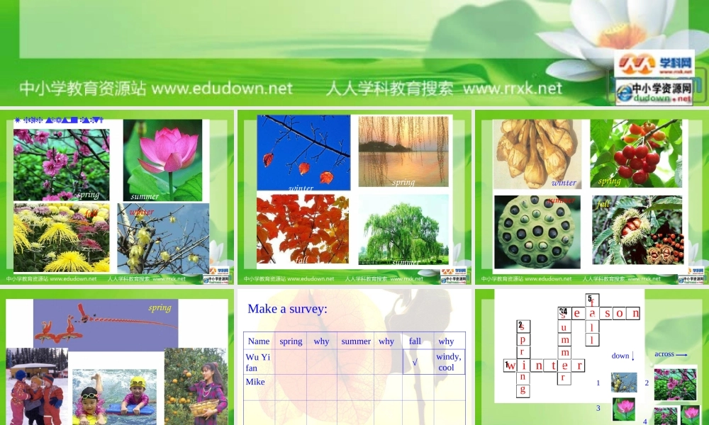 人教PEP版英语五下《Unit 2 My Favourite Season》PPT课件之五[www.edudown.net].ppt