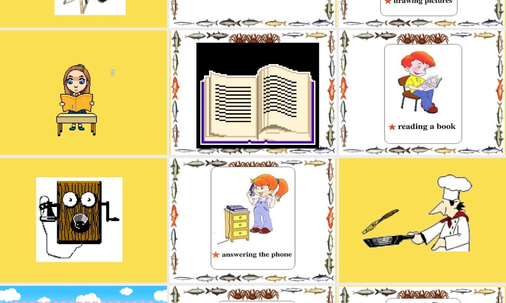 人教PEP版英语五下《unit 4 what are you doing》PPT课件之四[www.edudown.net].ppt