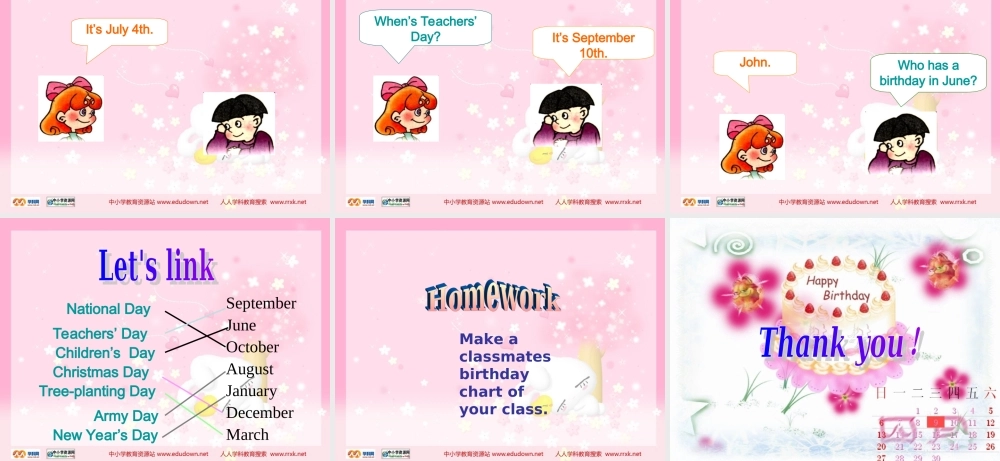 人教PEP版英语五下《Unit 3 My Birthday》PPT课件之二[www.edudown.net].ppt