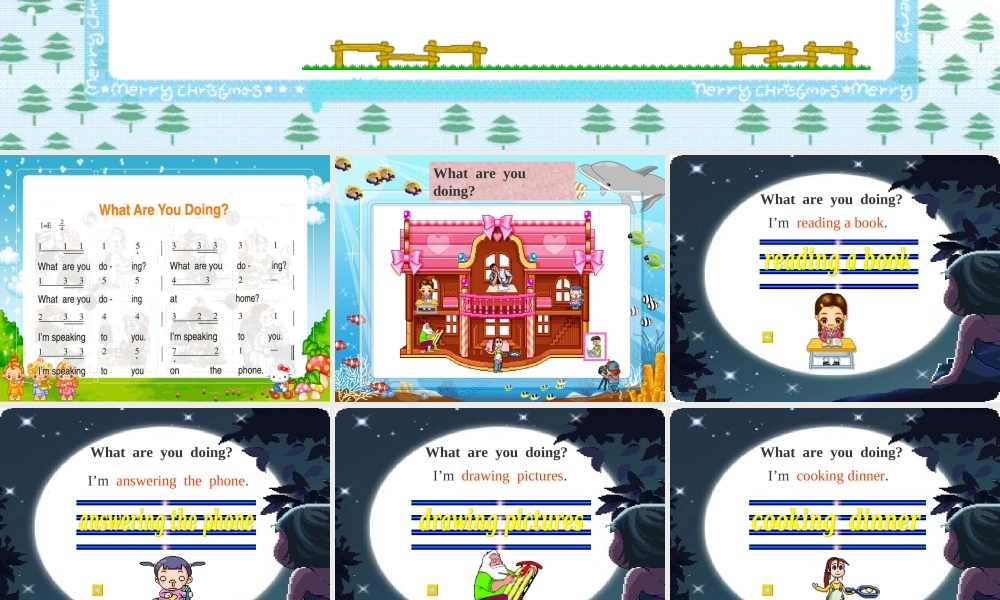 人教PEP版英语五下《unit 4 what are you doing》PPT课件之六[www.edudown.net].ppt