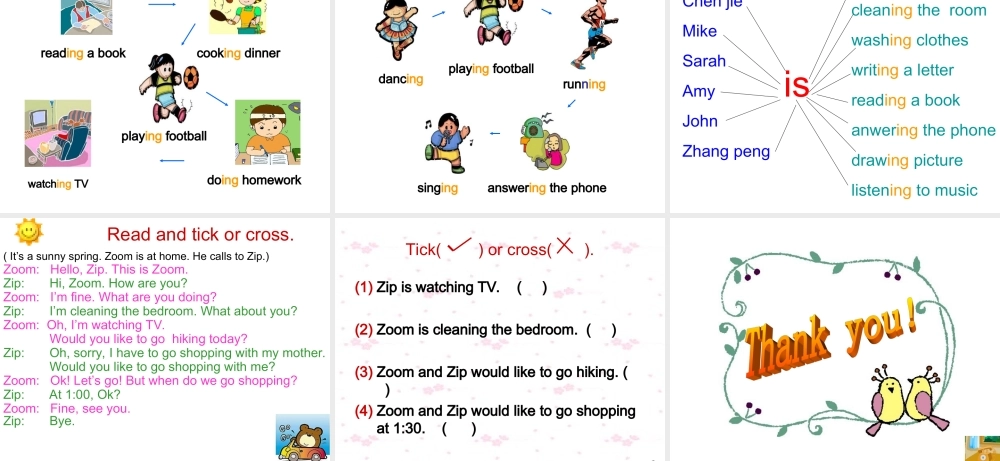 人教PEP版英语五下《unit 4 what are you doing》PPT课件之二[www.edudown.net].ppt