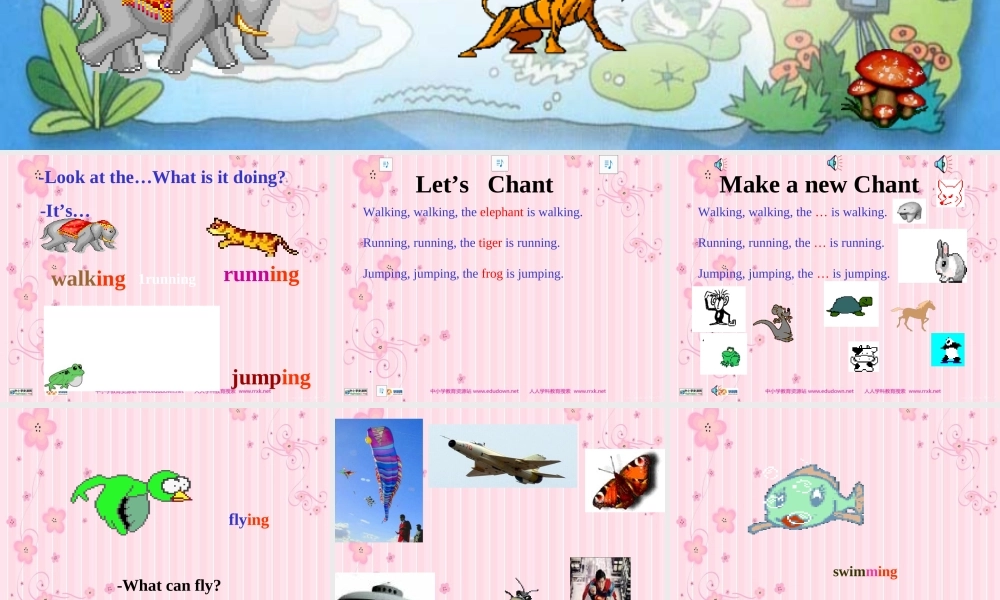 人教PEP版英语五下《unit 5 look at the monkeys》 第一课PPT课件[www.edudown.net].ppt