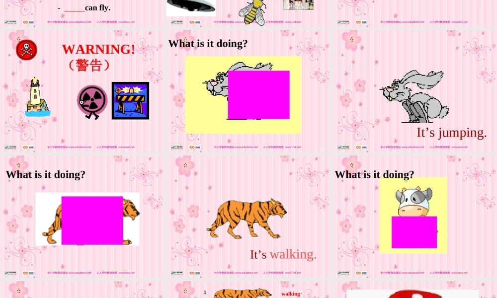 人教PEP版英语五下《unit 5 look at the monkeys》 第一课PPT课件[www.edudown.net].ppt