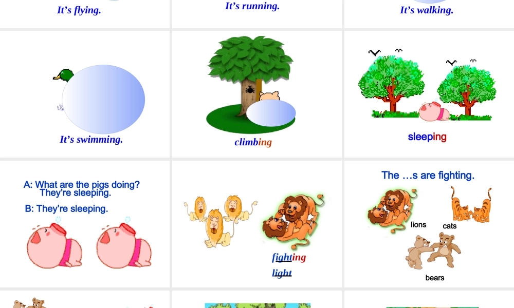 人教PEP版英语五下《unit 5 look at the monkeys》B Let’s Learn PPT课件[www.edudown.net].ppt