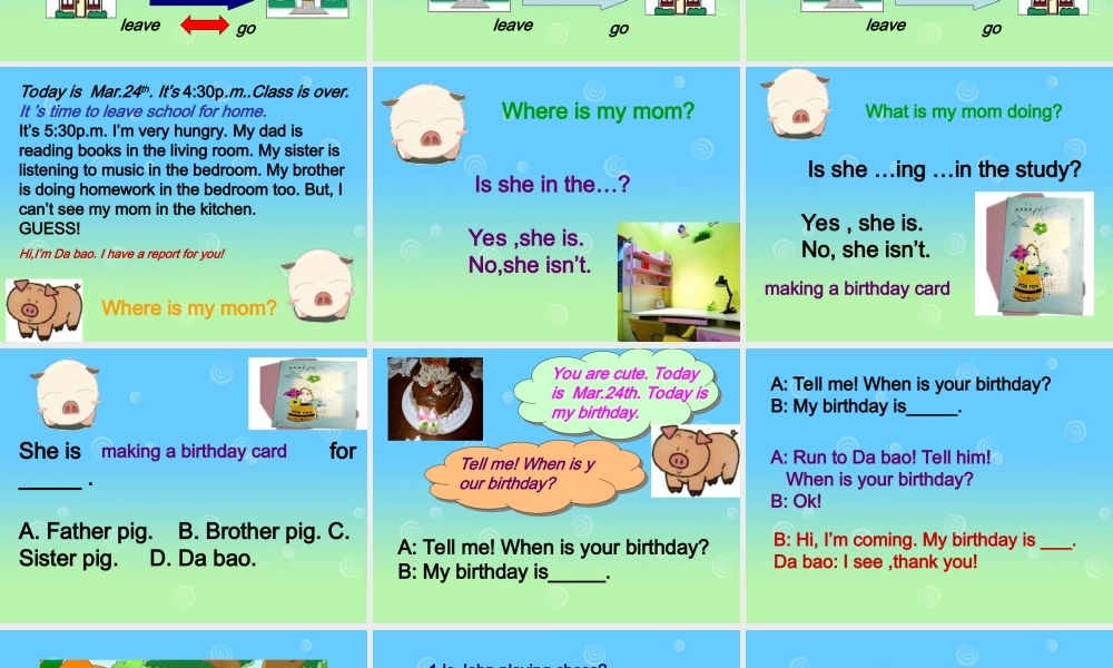 人教PEP版英语五下《unit 6 a field trip》Prat B Read and write PPT课件[www.edudown.net].ppt