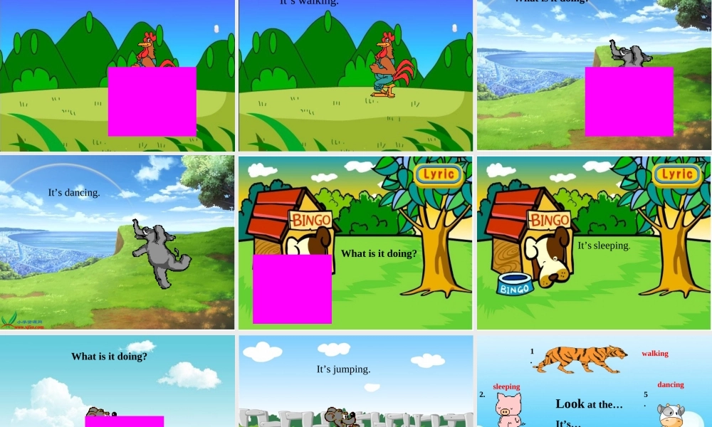 人教PEP版英语五下《unit 5 look at the monkeys》PPT课件之九[www.edudown.net].ppt