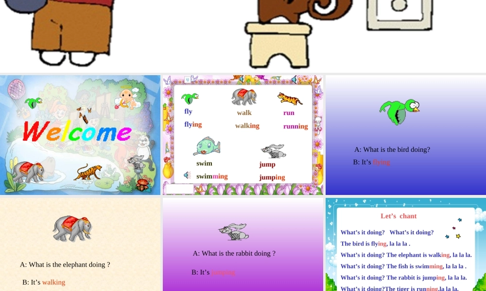 人教PEP版英语五下《unit 5 look at the monkeys》PPT课件之二[www.edudown.net].ppt