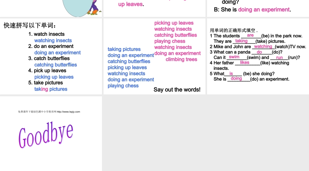 人教版PEP小学五年级英语下册Unit6 A Field Trip课件PPT.ppt