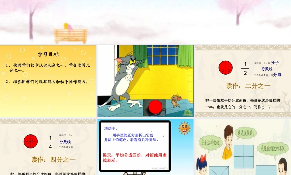 人教版数学三上《分数的初步认识》PPT课件10.ppt