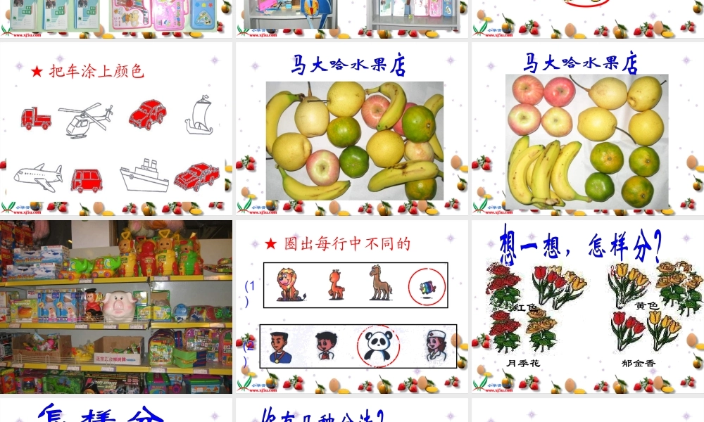 人教版数学一上《分类》PPT课件3[www.edudown.net].ppt