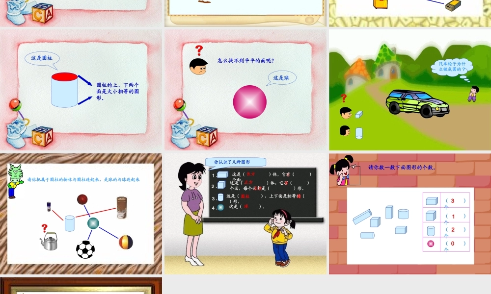 人教版数学一上《认识立体图形》（宁 佳 琳）PPT课件1[www.edudown.net].ppt