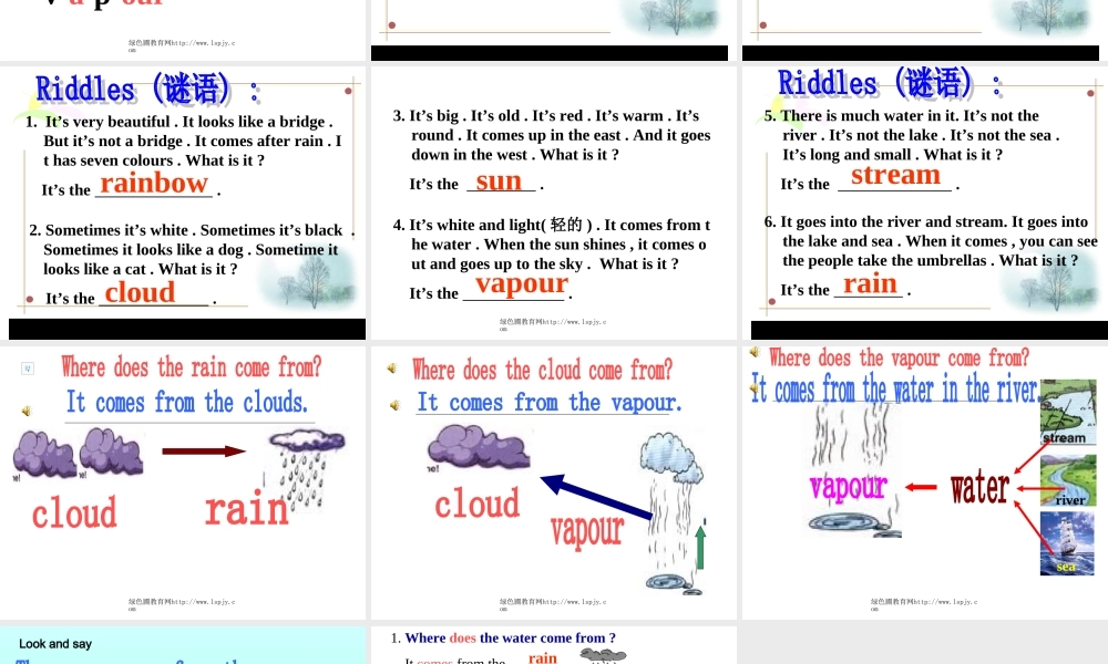 人教版小学英语六年级上册Unit 6第四课时PPT优秀课件下载.ppt