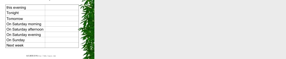 人教版小学英语六年级上册unit3第五课时PPT优秀课件下载.ppt