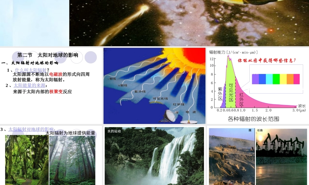 太阳对地球的影响.ppt