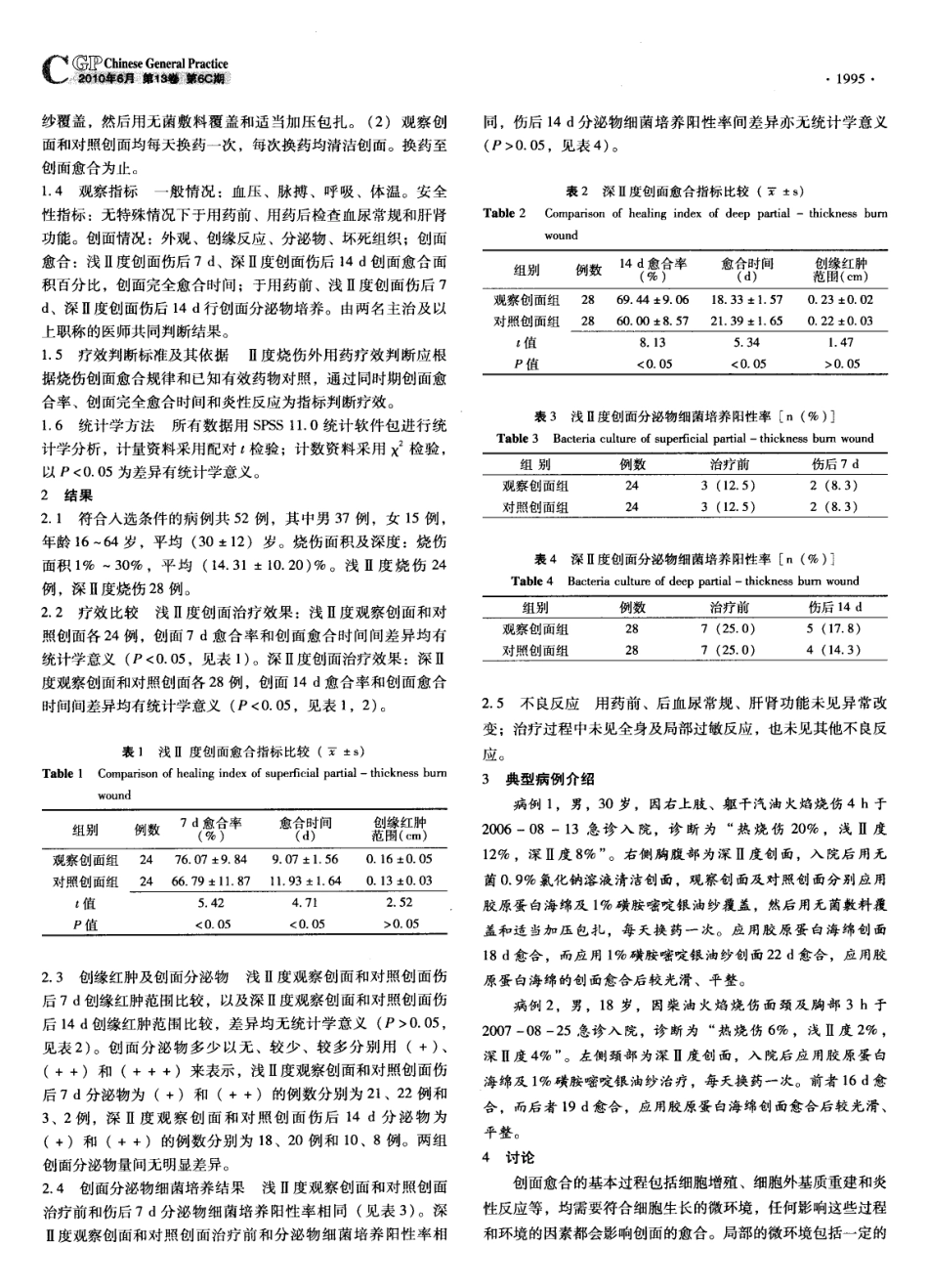 (倍菱）胶原蛋白海绵治疗Ⅱ度烧伤创面的临床疗效研究.pdf_第2页