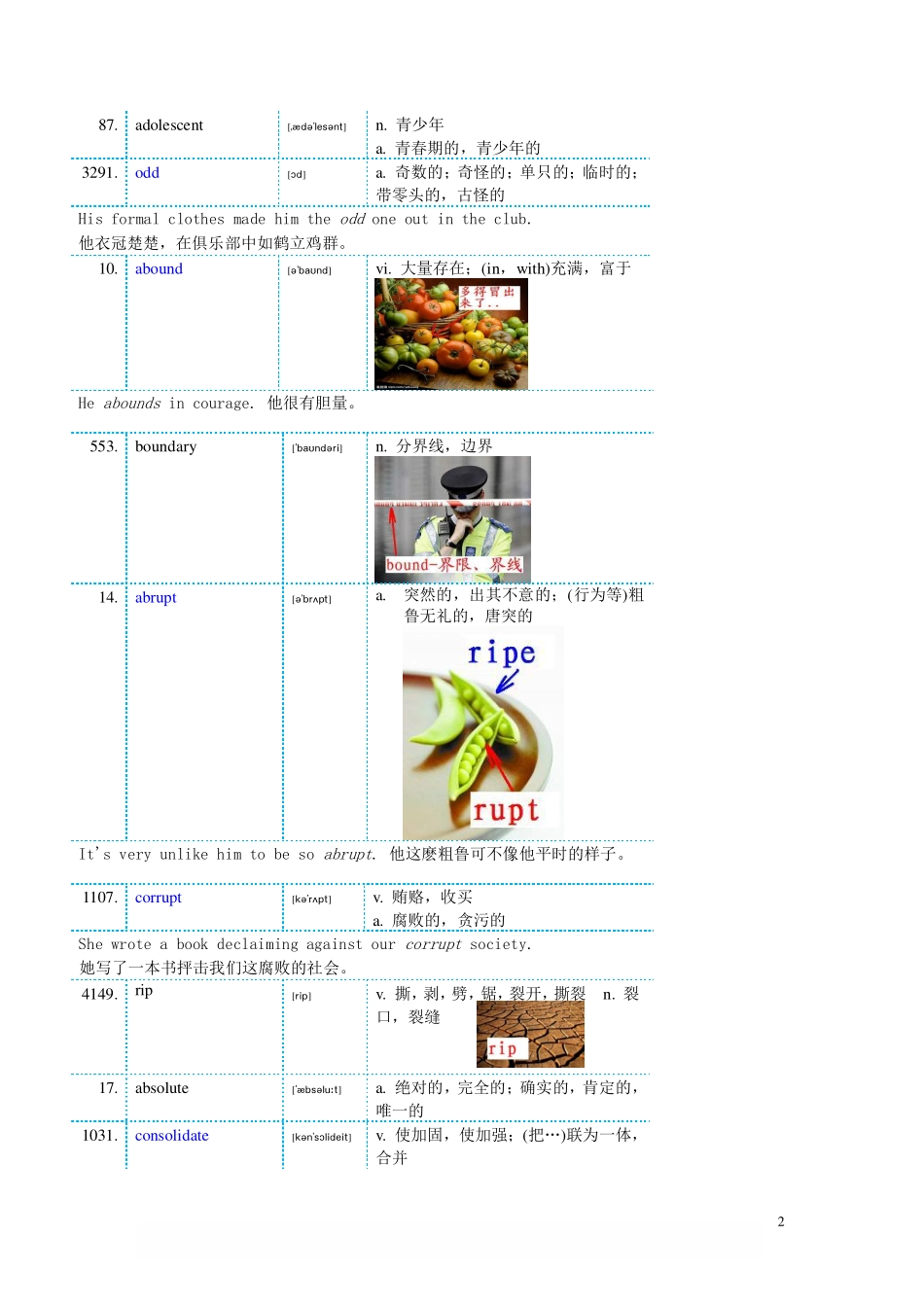 【2015考研英语词汇精品】考研英语5500词汇讲义(彩版)(1).pdf_第2页