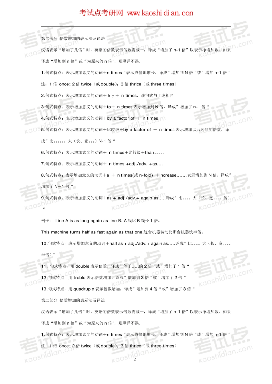 【2015年考研】英语翻译复习超强笔记.pdf_第2页