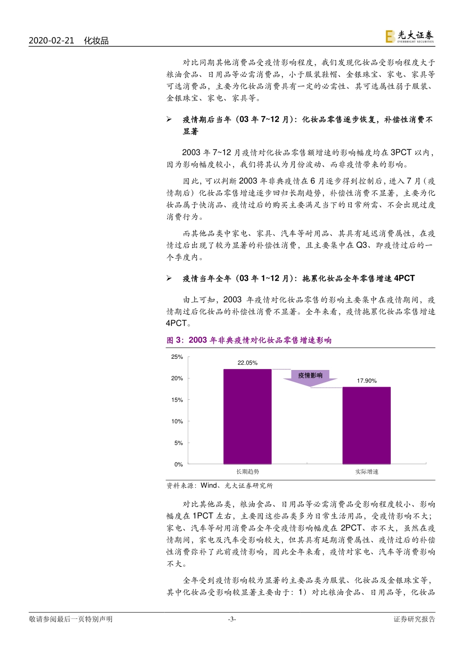 【市场】化妆品行业受新型肺炎疫情影响分析专题（二）：短期影响集中在疫情期疫情过后补偿性消费.pdf_第3页