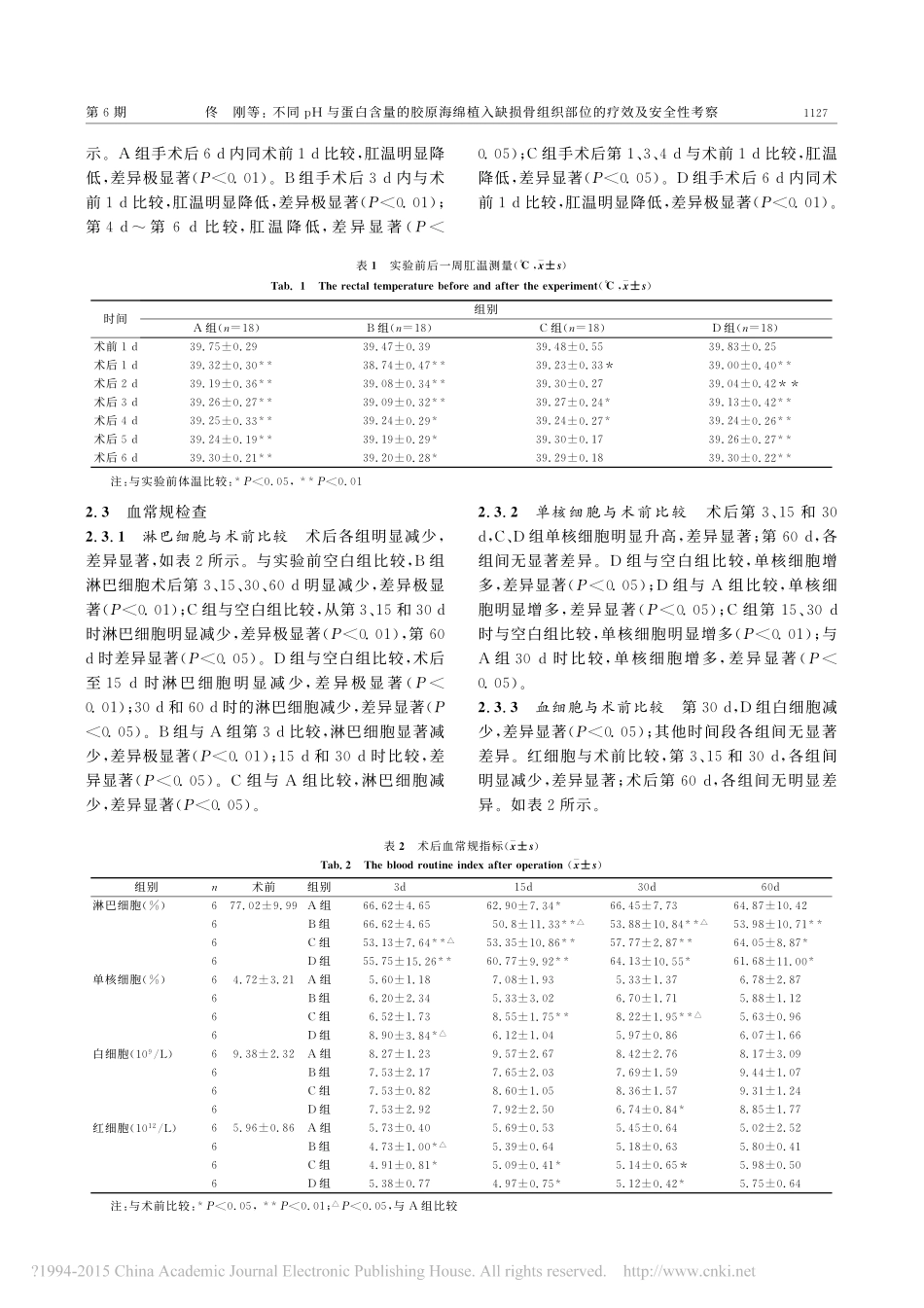 10-不同pH与蛋白含量的胶原海绵植入缺损骨组织部位的疗效及安全性考察_佟刚.pdf_第3页