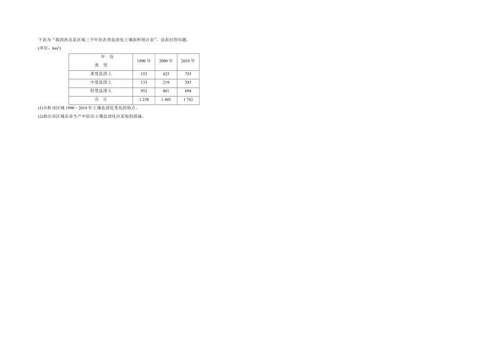 2012年高考真题 地理(山东卷)（原卷版）.pdf_第3页