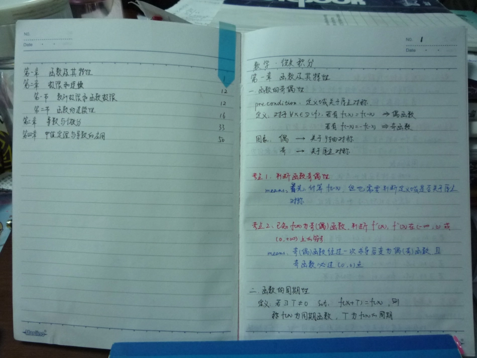 150分学姐手抄高等数学笔记以二李全书为蓝本高清扫描.pdf_第1页