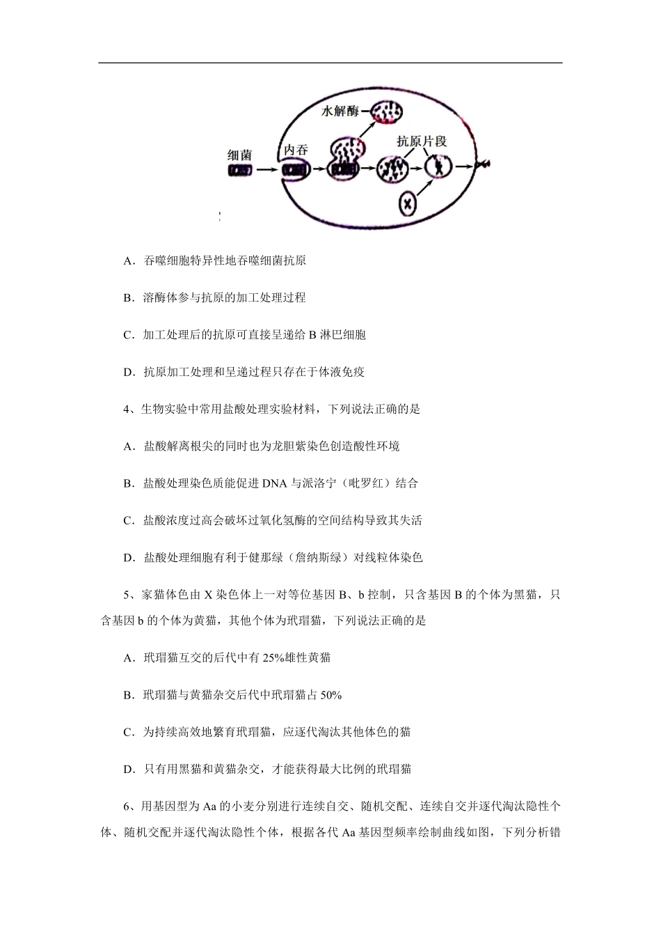 2013年高考真题 生物(山东卷)（原卷版）(1).pdf_第2页