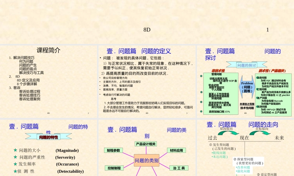 8D报告解说及范例.ppt
