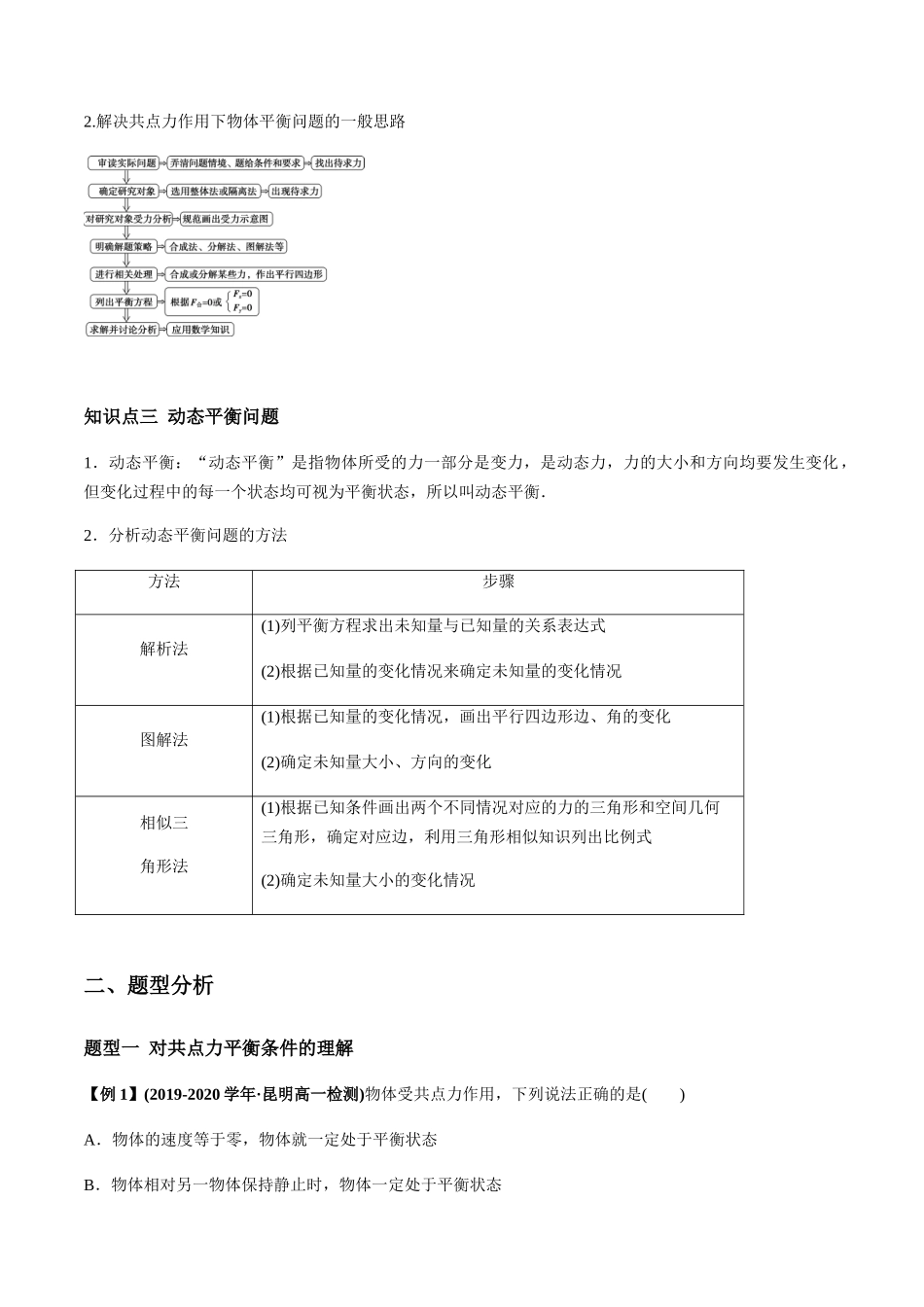 3.5 共点力的平衡（原卷版）.docx_第2页