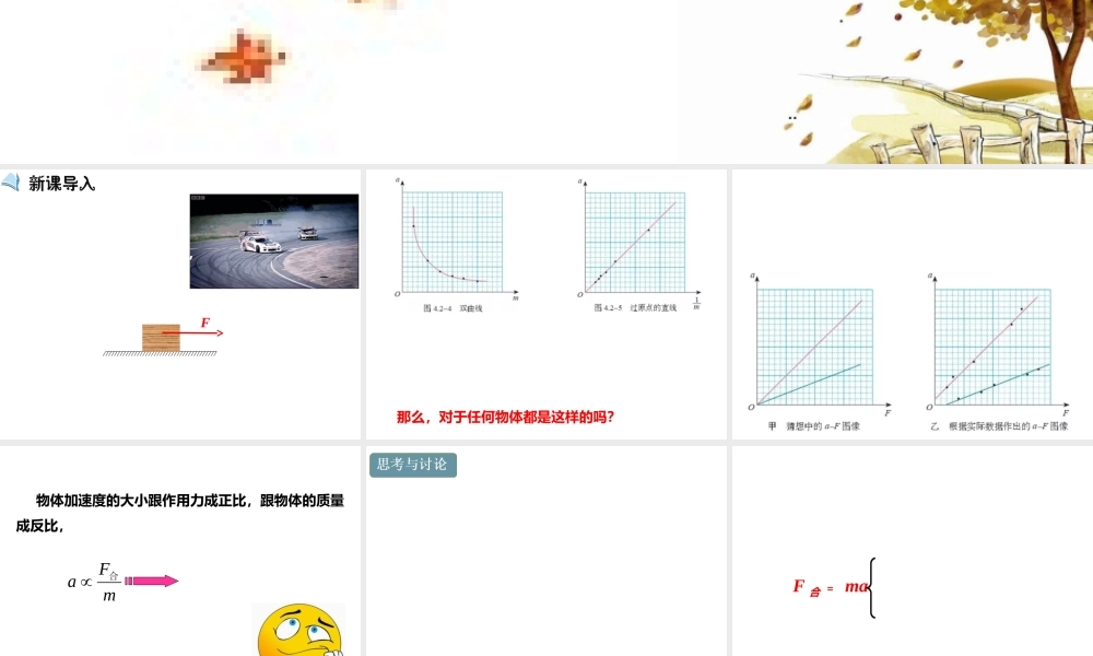 4.3 牛顿第二定律.ppt
