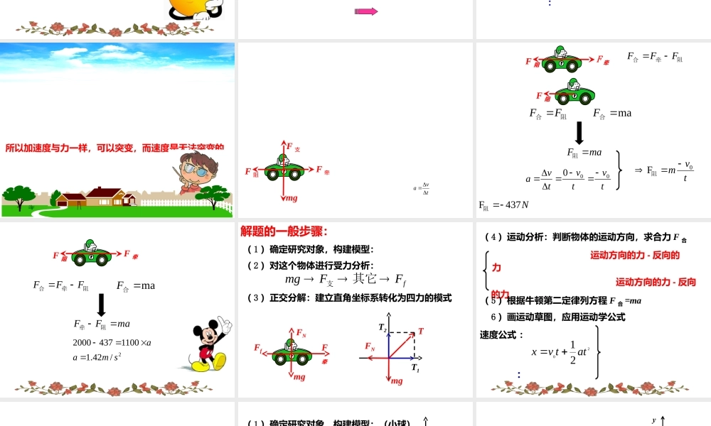 4.3 牛顿第二定律.ppt