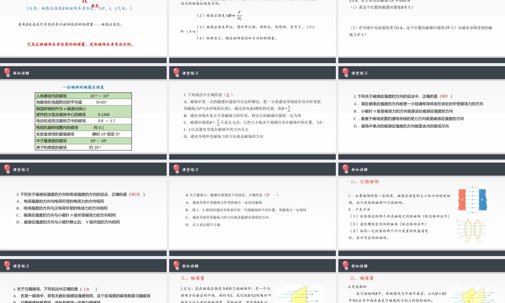 13.2 磁感应强度 磁通量（共26张PPT）.pptx