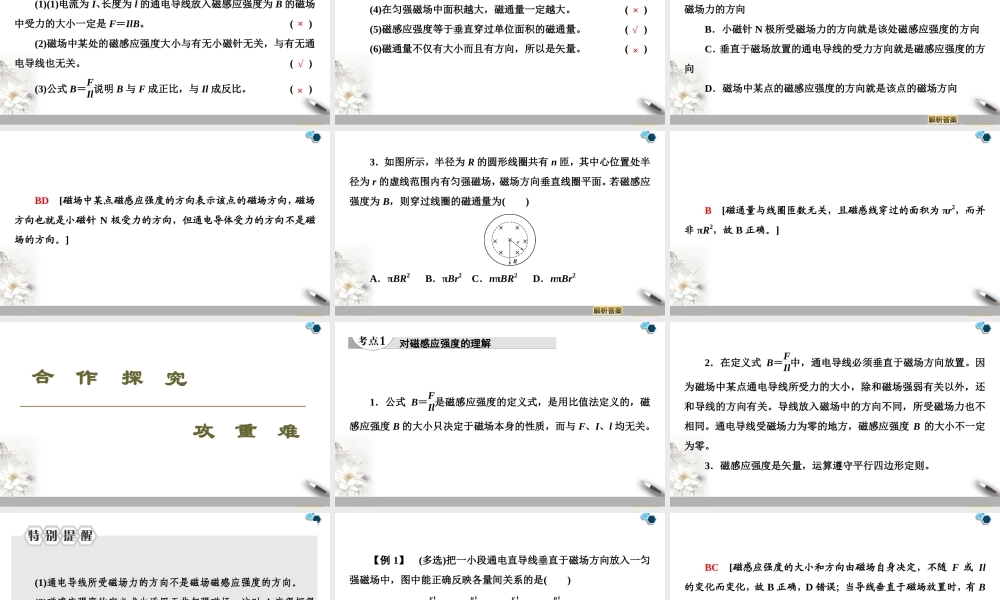 19-20 第13章 2.磁感应强度　磁通量.ppt