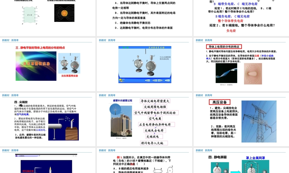 9.4 静电的防止与利用（课件）.pptx