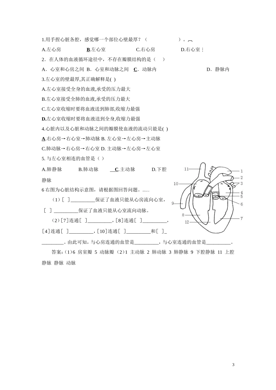 3.第三节 输送血液的泵——心脏.doc_第3页