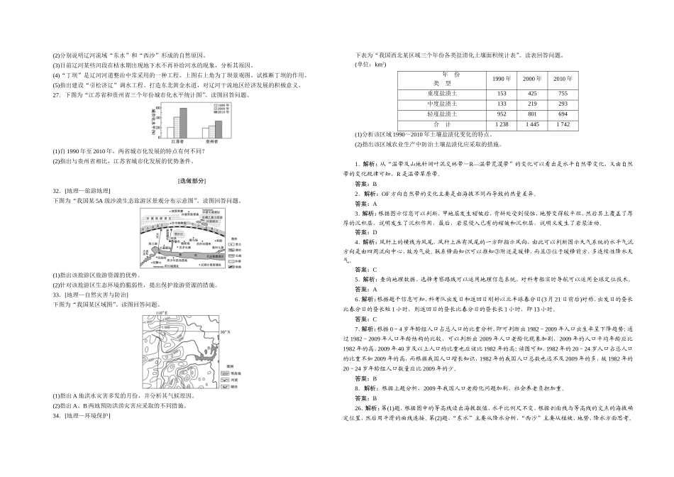 2012年高考真题 地理(山东卷)（含解析版）.doc_第2页