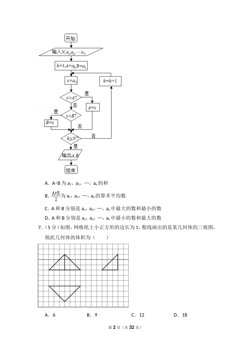 2012年全国统一高考数学试卷（理科）（新课标）（含解析版）(2).doc_第2页