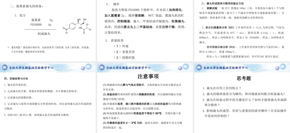 2014滴丸的制备和检测.ppt