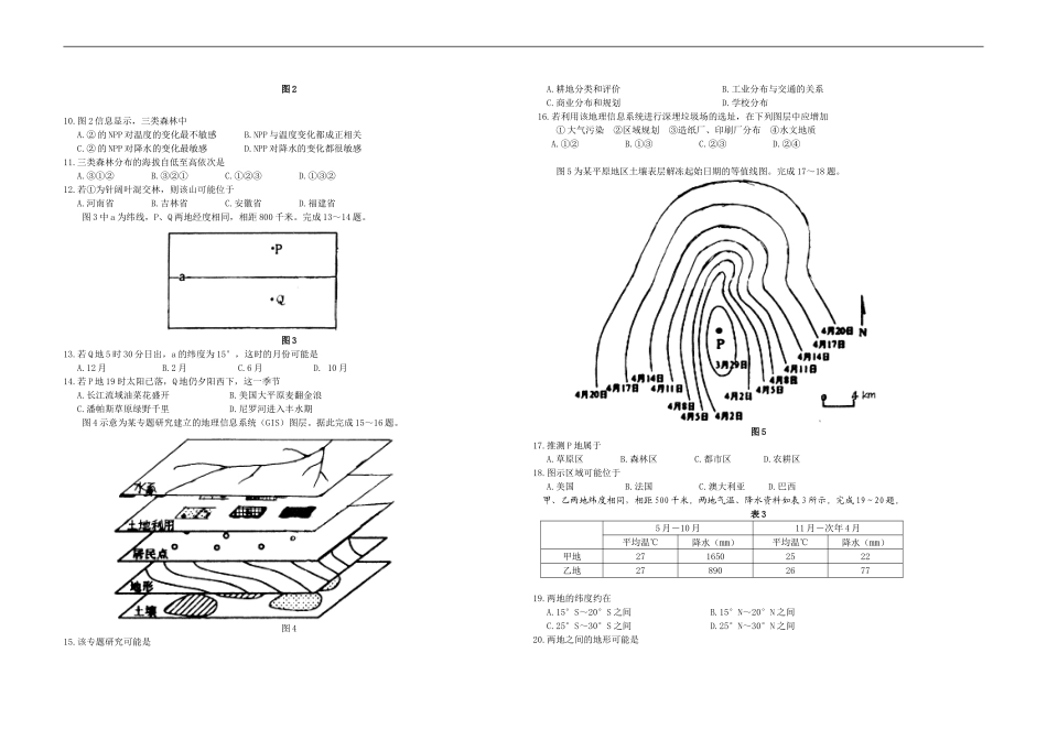 2008年高考地理试题及答案(海南卷).doc_第2页