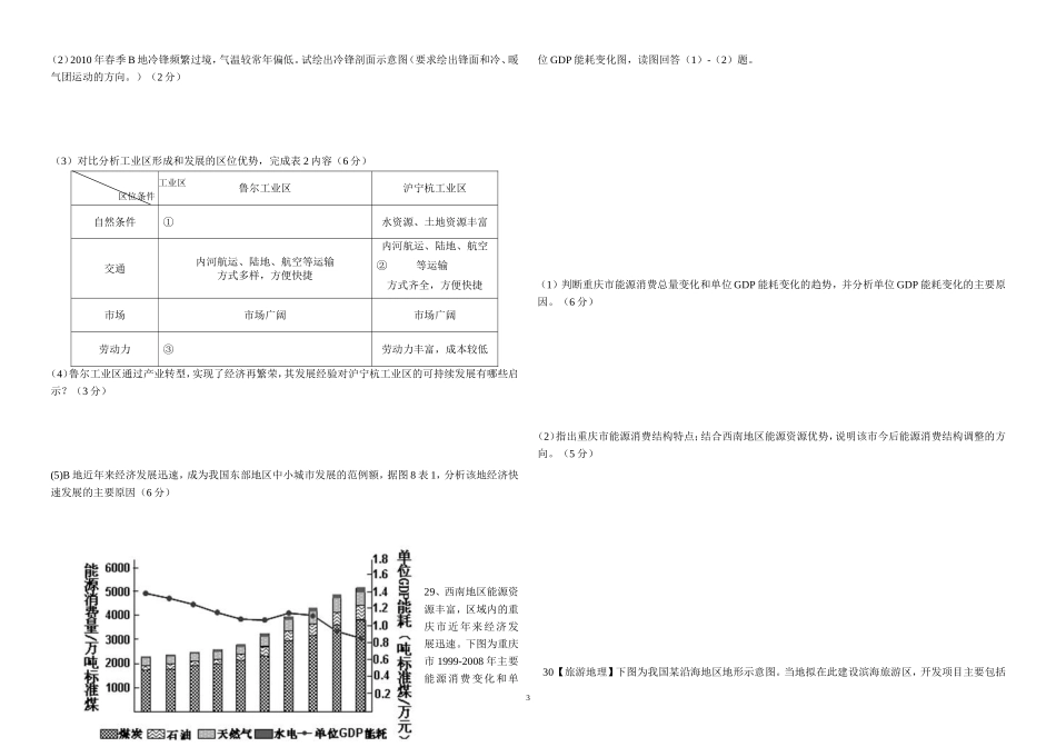 2010年高考真题 地理(山东卷)（含解析版）(1).doc_第3页