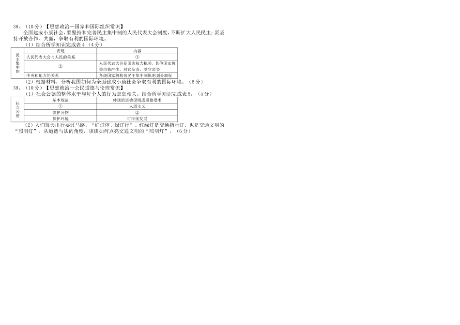 2013年高考真题 政治(山东卷)（原卷版）.doc_第2页