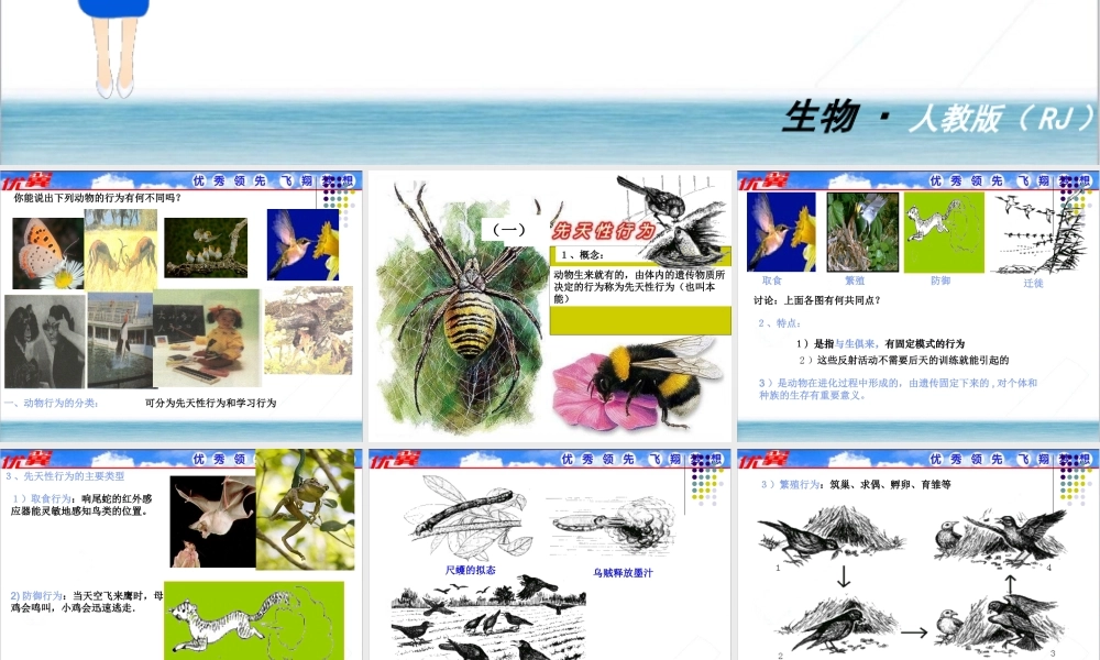 2.第二节先天性行为和学习行为.ppt