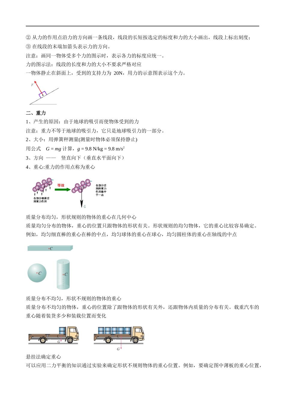 3.1 重力与弹力教学设计（2）.docx_第3页