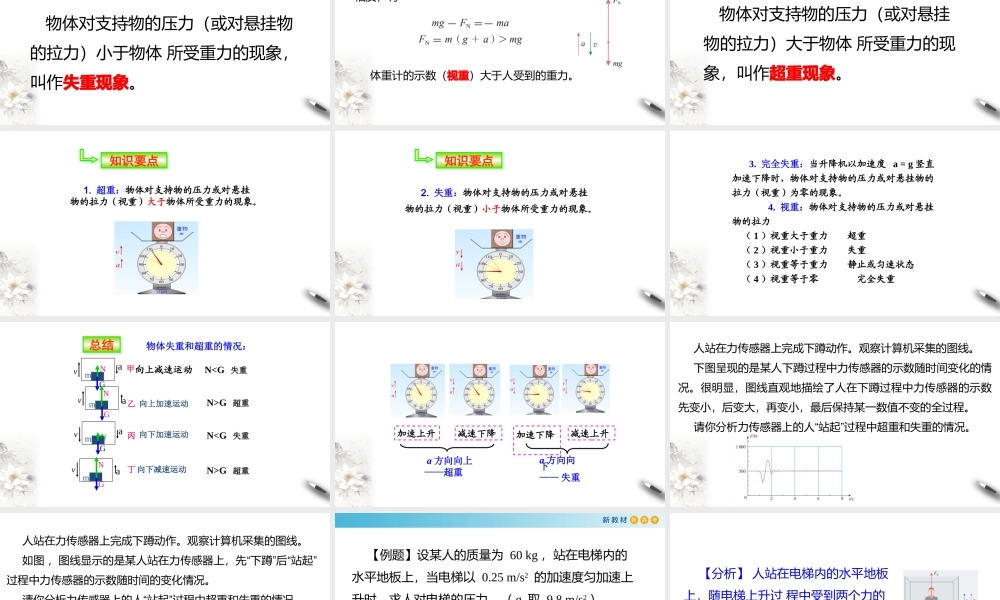 4.6 超重和失重课件（2）(共31张PPT).pptx