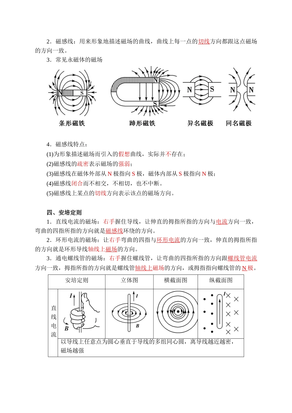 13.1磁场 磁感线学案 .doc_第2页
