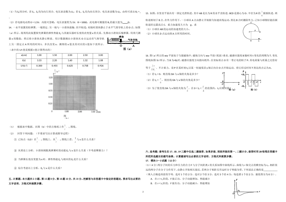 2012年海南高考物理（原卷版）(1).doc_第2页