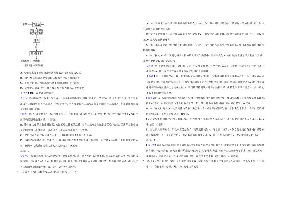 2012年天津市高考生物试卷解析版 (1).doc_第2页