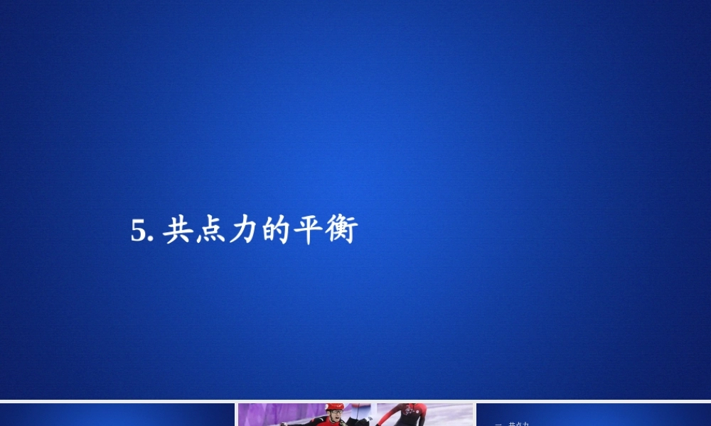 《5 共点力的平衡》导学案.ppt